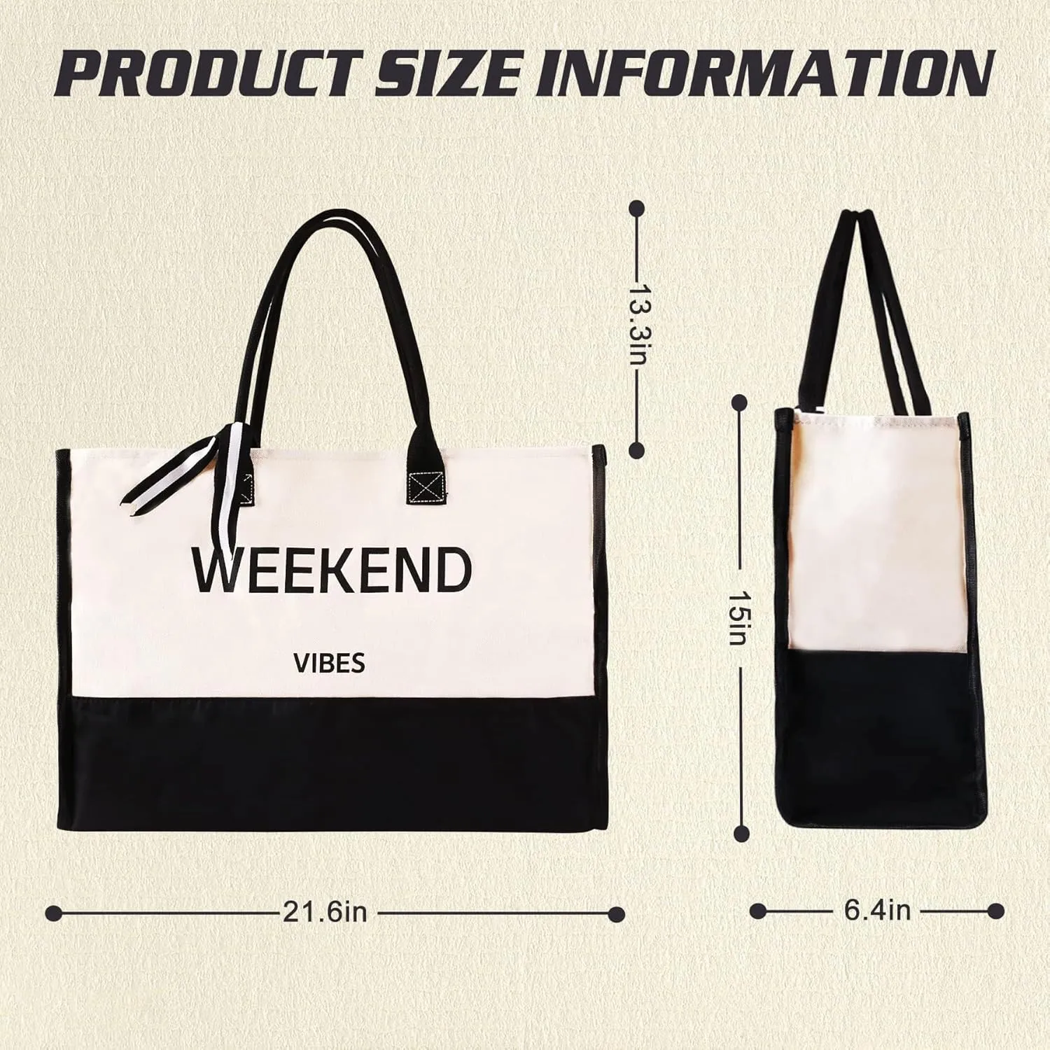 Extra Large Beach Bag Tote Bags Women Oversized XL Waterproof Vacation Canvas Personalized