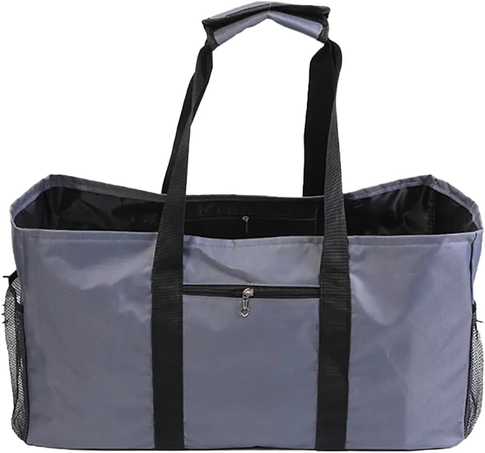 Extra Large Utility Tote Bag,Reusable Shopping Bags with Handles - Waterproof,Foldable,and Spacious