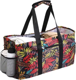 Extra Large Utility Tote - Reusable Shopping Bags, Waterproof Beach Bag, Foldable Storage