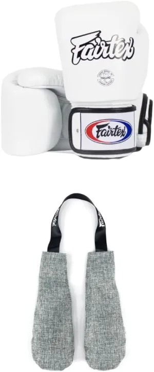 Fairtex BGV1 Boxing Gloves with Deodorizer Inserts | Shock Absorbent Gloves   Odor & Moisture Absorber for Boxing, MMA, Muay Thai | Perfect Bundle for Clean & Durable Gear