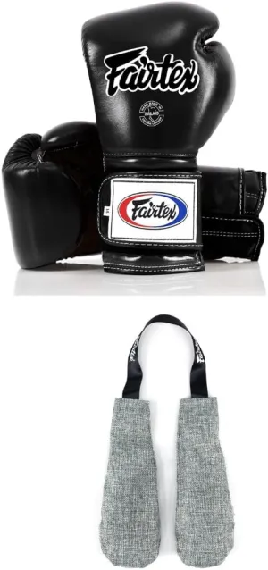 Fairtex BGV9 Boxing Gloves with Deodorizer Inserts | Mexican Style Glove for Hard Hitters   Odor & Moisture Absorber for Boxing, MMA, Muay Thai | Perfect Bundle for Clean & Durable Gear