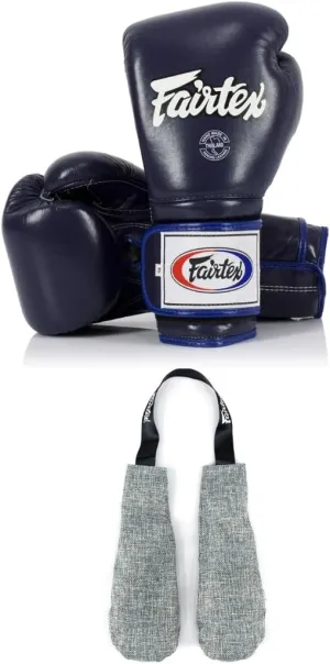 Fairtex BGV9 Boxing Gloves with Deodorizer Inserts | Mexican Style Glove for Hard Hitters   Odor & Moisture Absorber for Boxing, MMA, Muay Thai | Perfect Bundle for Clean & Durable Gear
