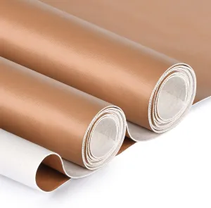Faux Leather 2 Yards 58" x 72", 1.0 mm Thick Upholstery Leather PU Fabric Synthetic Leather Material Vinyl Leather Sheets for Upholstery Crafts, DIY Sewing, Sofa, Handbag (Apricot_Smooth Surface)