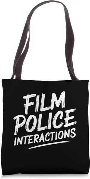 Film Police Interactions Funny Film Director Movie Producer Tote Bag
