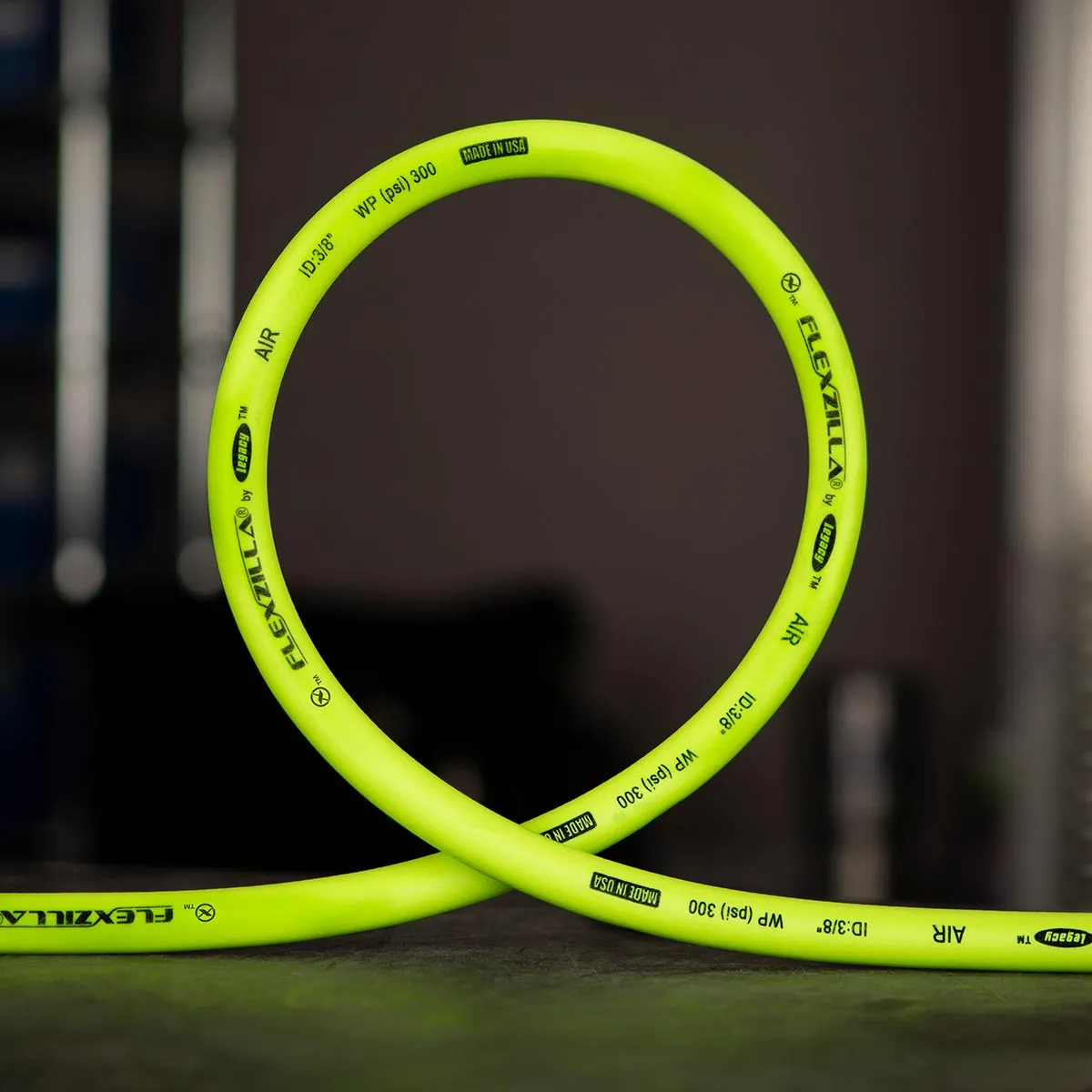Flexzilla® Air Hose 3/8" X 25' 1/4" Mnpt Fittings Zillagreen®