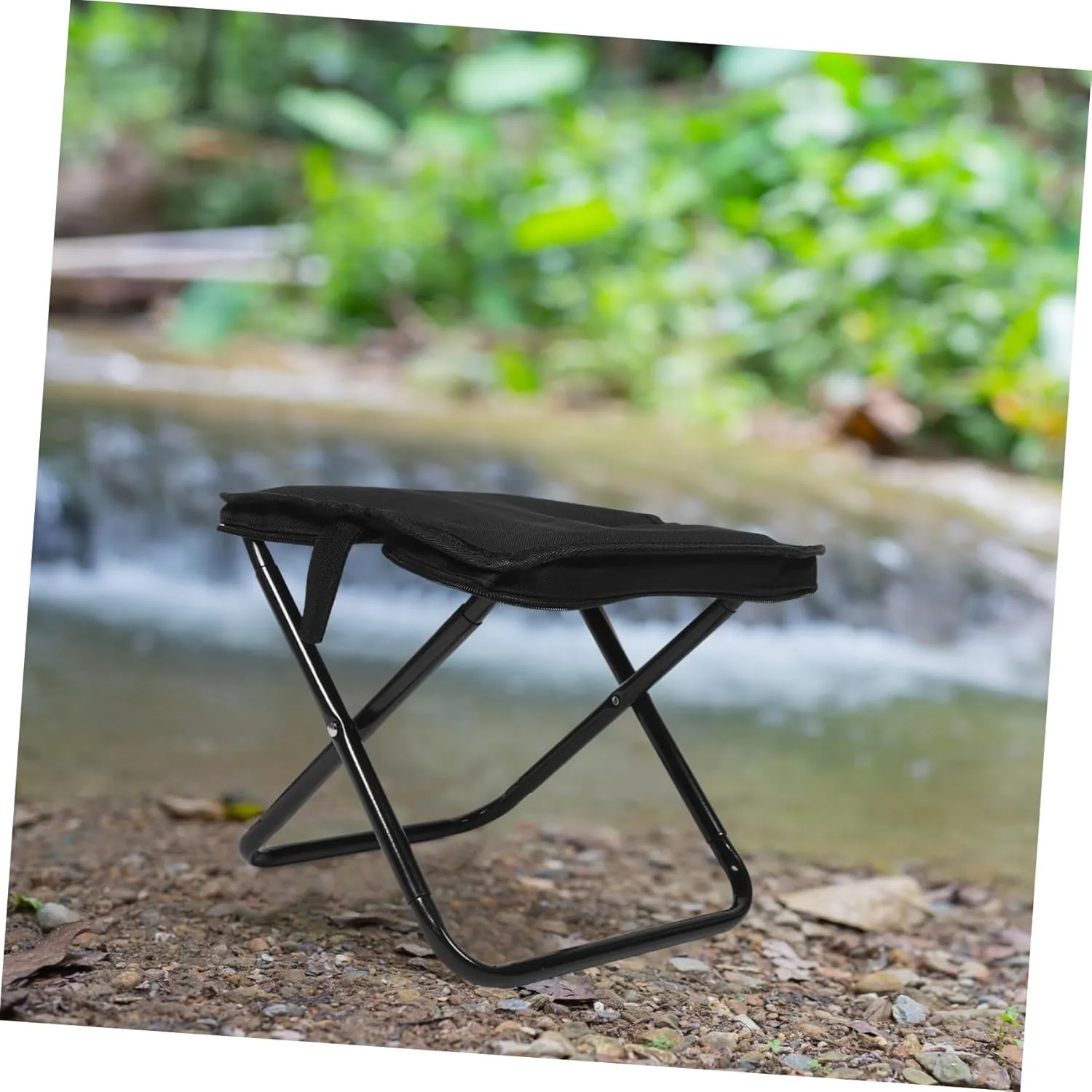 Foldable Camping Stool Stool Strap Garden Planting Lightweight Step Oxford Material Portable Folding Chair