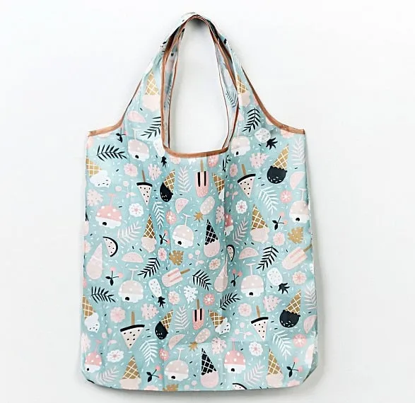 Foldable Reusable Shopping Bag Women