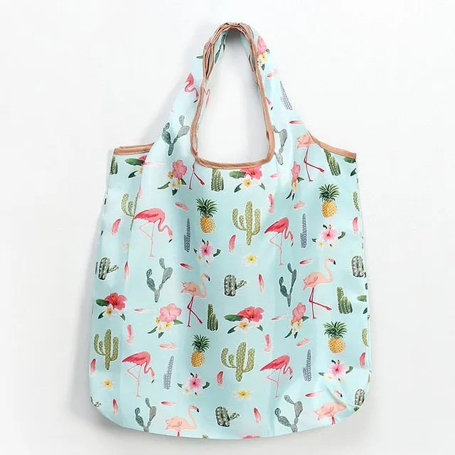 Foldable Reusable Shopping Bag Women