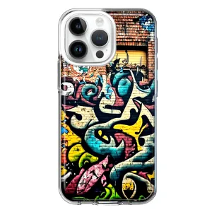For Apple iPhone 14 Pro Max Urban Graffiti Wall Art Painting Design Hybrid Protective Phone Case Cover