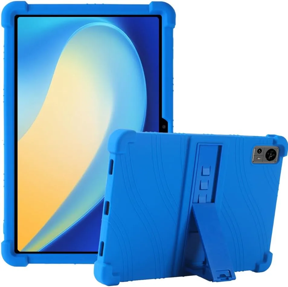 for TECLAST T60 12 inch Android 14 Tablet Case - Shockproof Silicone with Kickstand, Lightweight & Kids Friendly