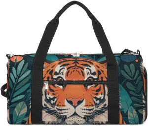 Forest Tiger Gym Bag for Men Women Water Resistant Duffle Bag Travel Lightweight Bag for Travel Sports