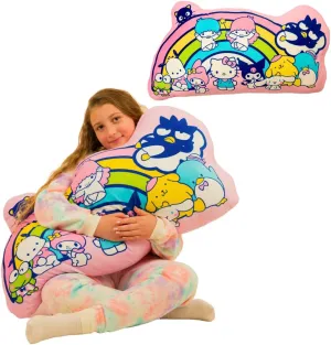 Franco Collectibles Cozy Bedding Super Soft Plush (Officially Licensed Product) Oversized Body Pillow, 25.5 in x 36 in, Hello Kitty & Friends