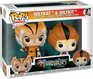 Funko Pop Animation: Thundercats - Wilykat/Wilykit, 2-Pack - Collectable Vinyl Figure - Gift Idea - Official Merchandise - Toys for Kids & Adults - Cartoon/Animation Fans