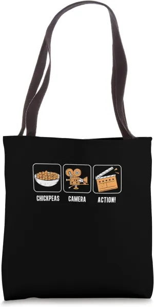 Funny Chickpeas Camera Action A Chickpea Farming Enthusiast Tote Bag