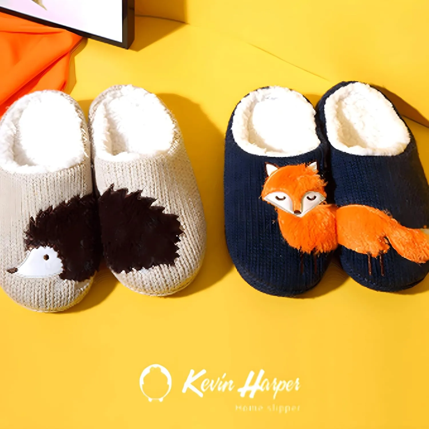 Fuzzy Warm Fluffy Plush Animal Cute Slippers For Women Houseshoes For Women