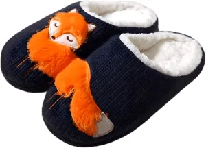 Fuzzy Warm Fluffy Plush Animal Cute Slippers For Women Houseshoes For Women