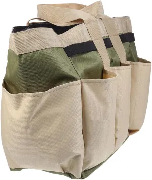 Garden Tote Multi-pocketed Tool Bag Oxford Cloth Storage for Gardening Equipment Accessories
