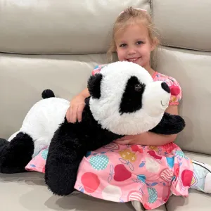 Giant Panda Stuffed Animal 31", Large Soft Panda Body Pillow Plush for Girls Boys Kids, Oversize Cute Stuffed Toy Gift for Christmas, Birthday, Baby Shower