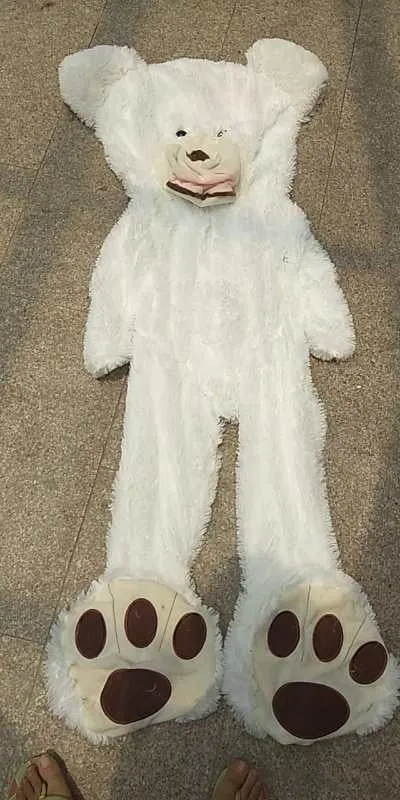 Giant Teddy Bear Plush Toy | Huge Toy with Leather Shell |Aliyya Store
