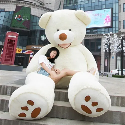 Giant Teddy Bear Plush Toy | Huge Toy with Leather Shell |Aliyya Store