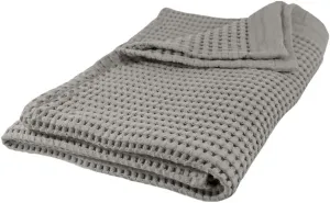 GILDEN TREE Waffle Bath Sheet Quick Dry Towel, Thin Luxury Bath Towels, Bath Sheets 40x80 Large Bath Towels, Modern Style (Pewter)