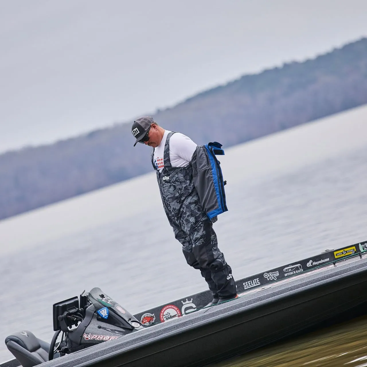 Gill Meridian-X Mens Fishing Bib - Water & Stain Repellent