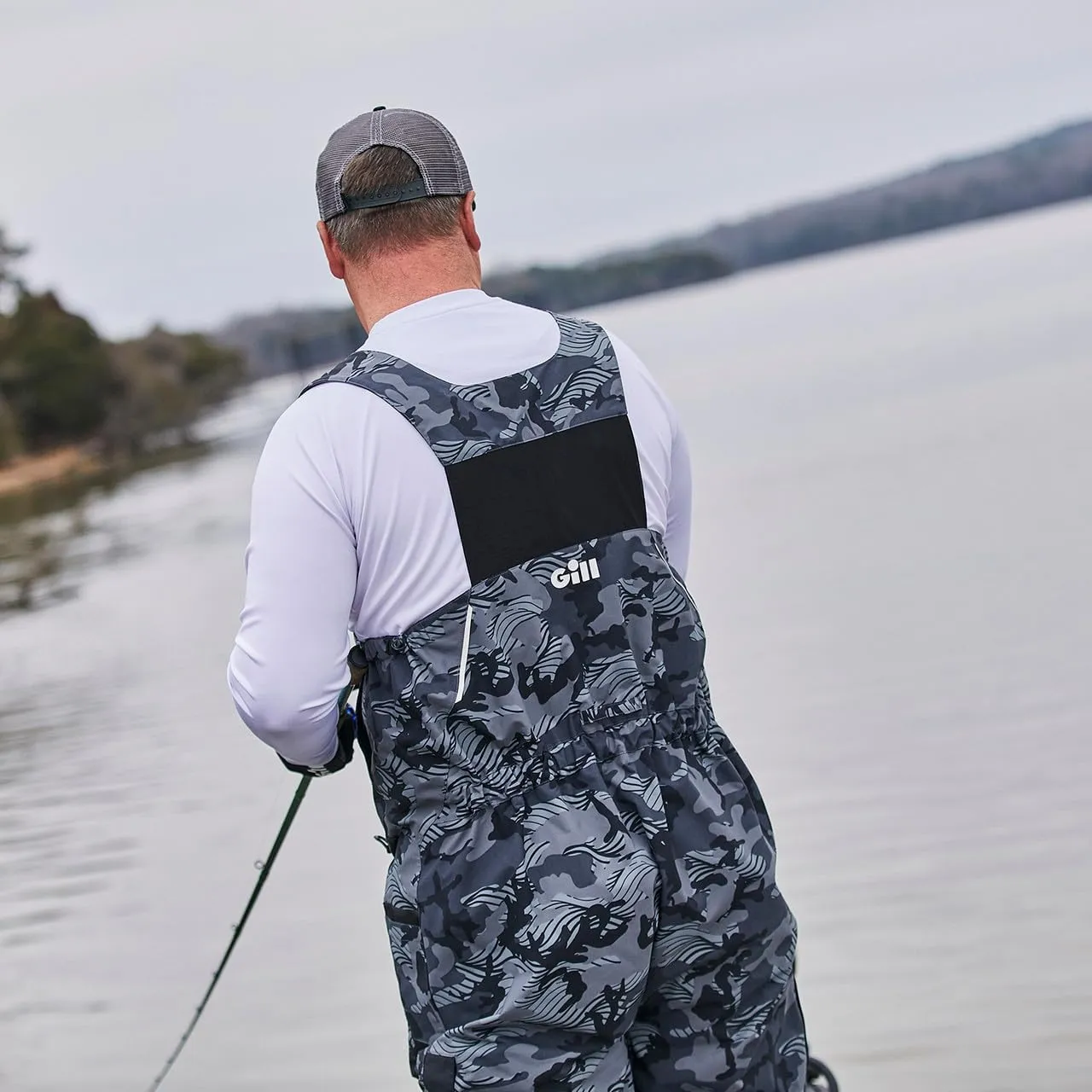 Gill Meridian-X Mens Fishing Bib - Water & Stain Repellent