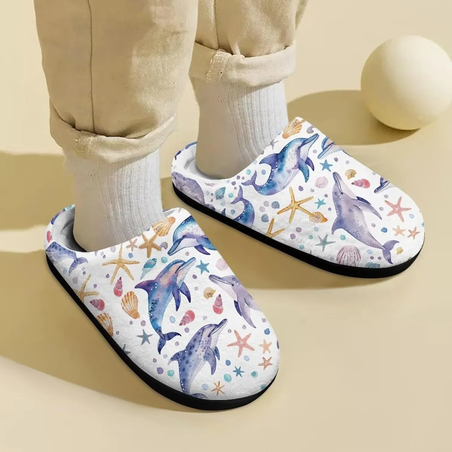 Girl's Cute House Slippers Winter Fluffy Plush Slippers Anti-skid Animal Slippers Soft Cozy Indoor Warm Furry Shoes