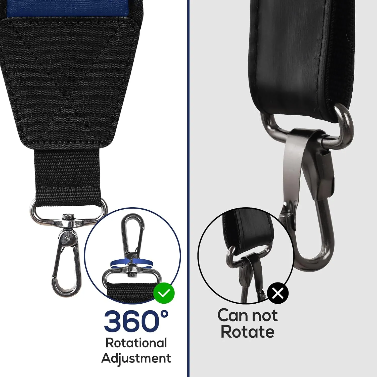 Golf Bag Straps, Universal Replacement Double Shoulder Single Shoulder Straps, Golf Bag Carry Strap