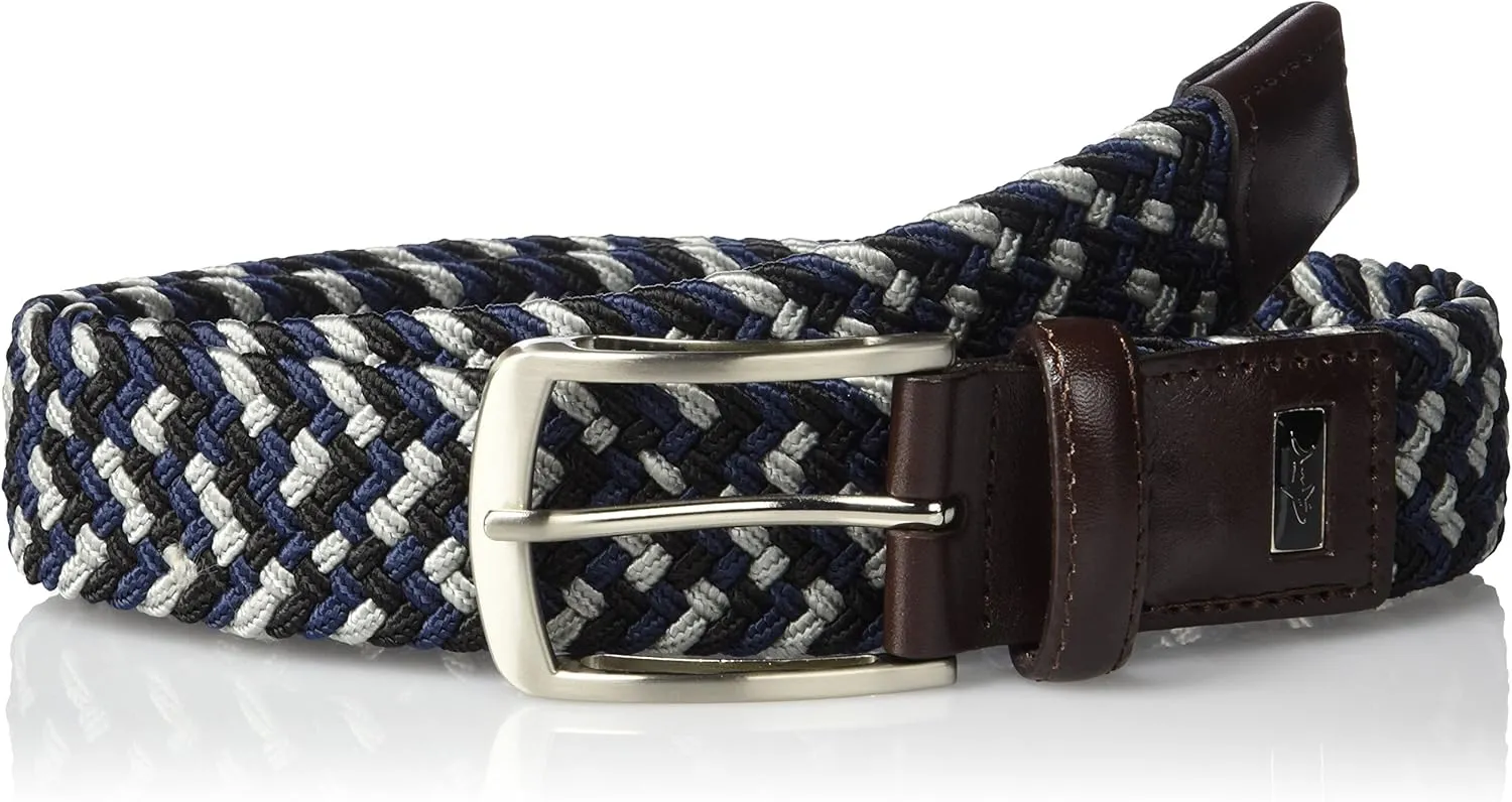 Greg Norman Men's Multi Colored Belt
