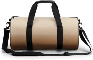 Gym Bag 17in for Men Women, Waterproof Foldable Sports Organizer, Durable Workout Travel Duffle Bag, Warm Horizon Glow-1604
