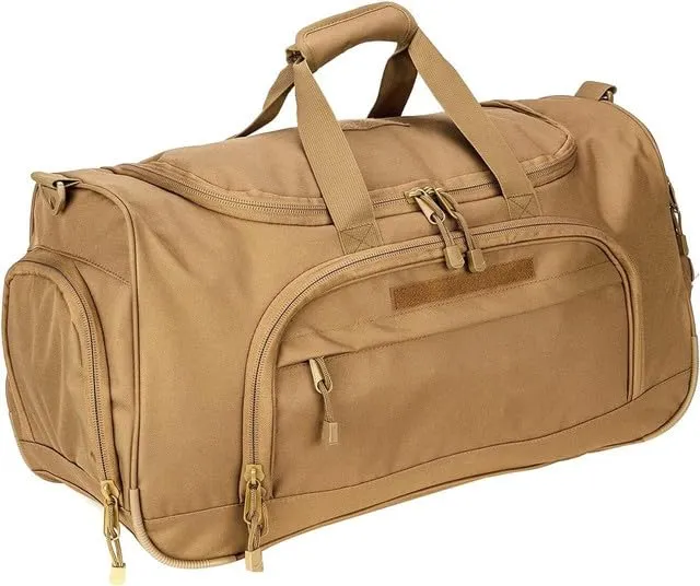 Gym Bag for Women & Men Tactical Duffle Military Weekender Travel Work Out Bags Lightweight Waterproof Sports Tote Shoe Pocket