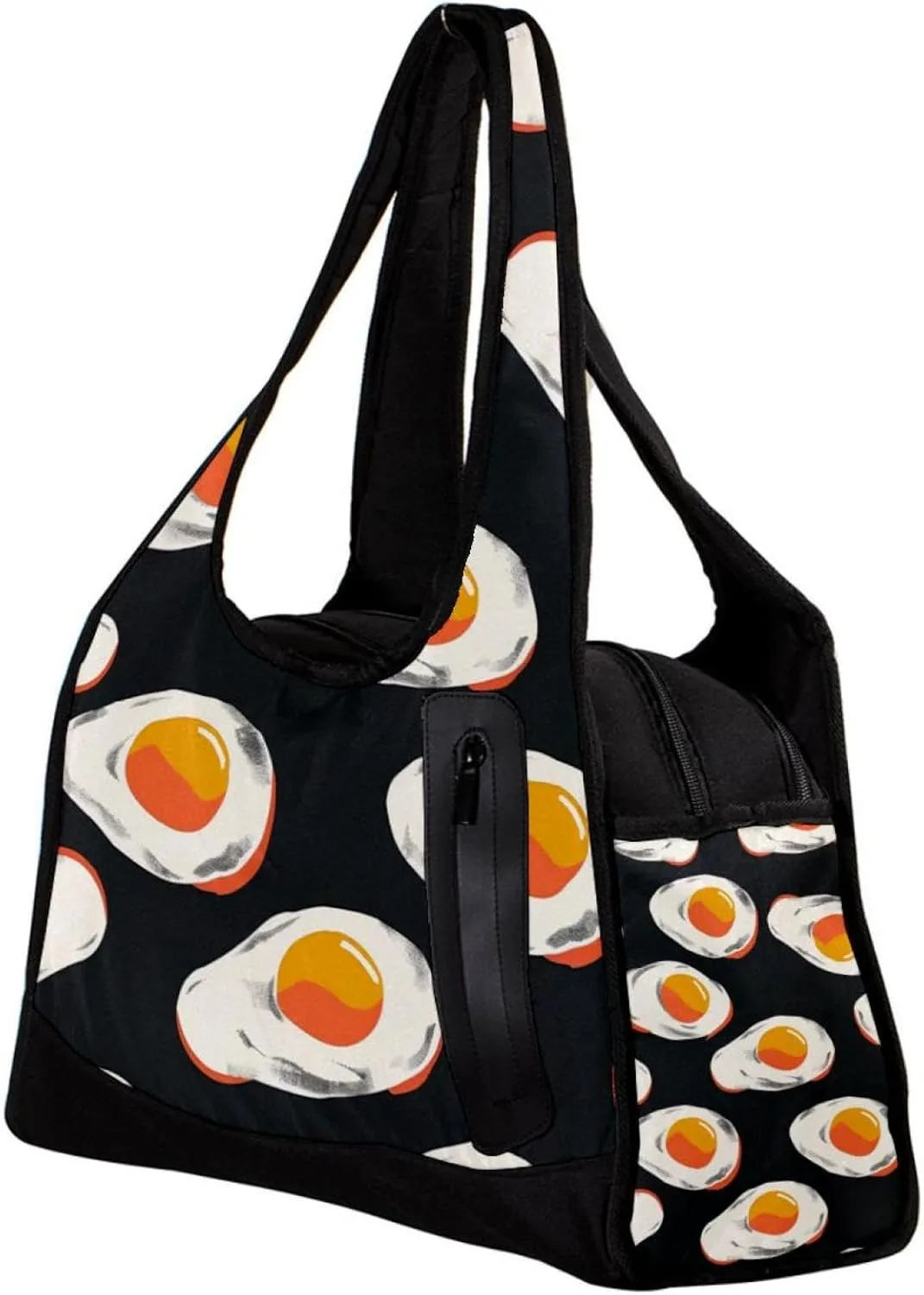 Gym Bags for Men,Travel Duffel Bags for Women,Cartoon Fried Egg,Workout Bag