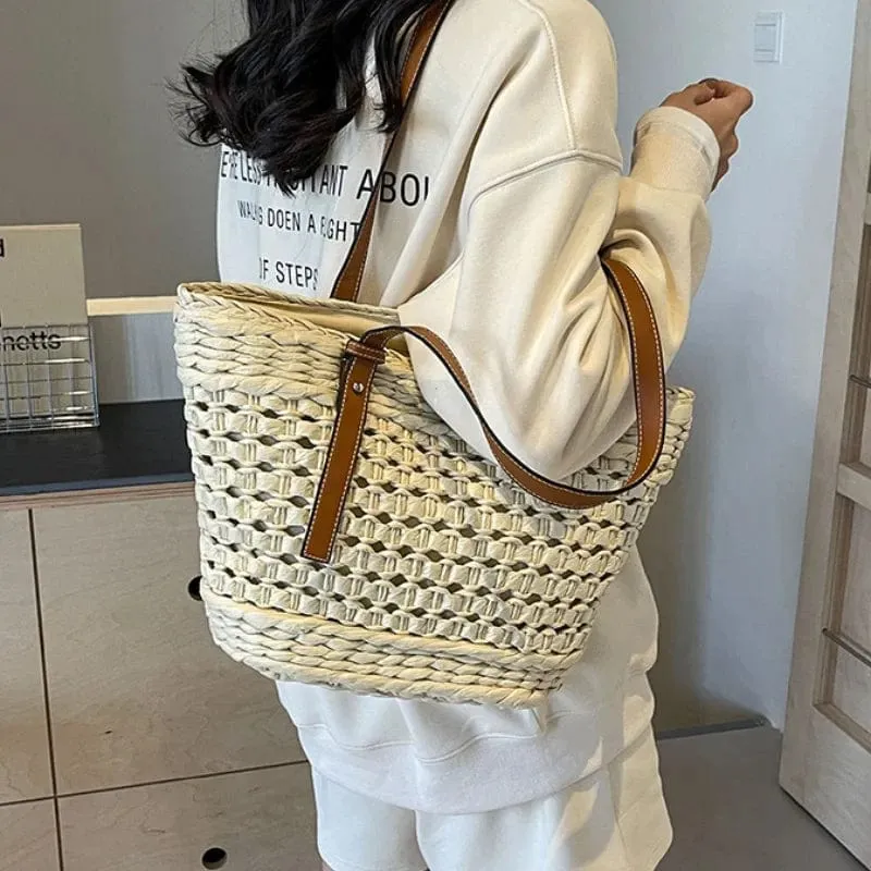 Hand Woven Straw Bags | Flavia