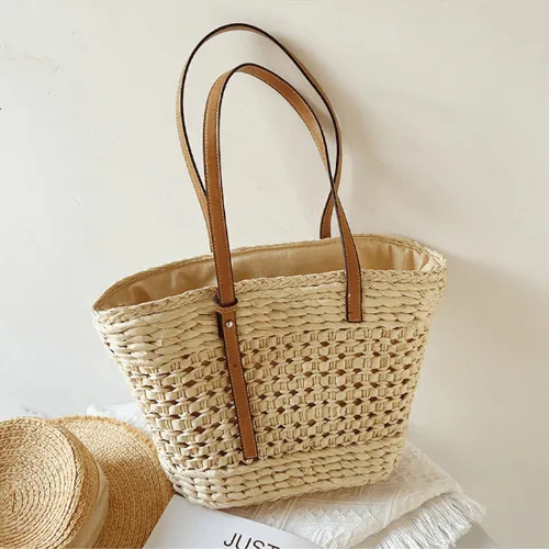 Hand Woven Straw Bags | Flavia