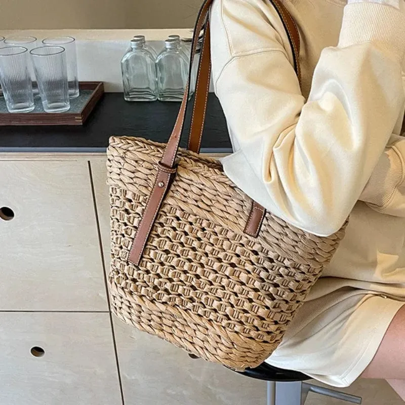 Hand Woven Straw Bags | Flavia