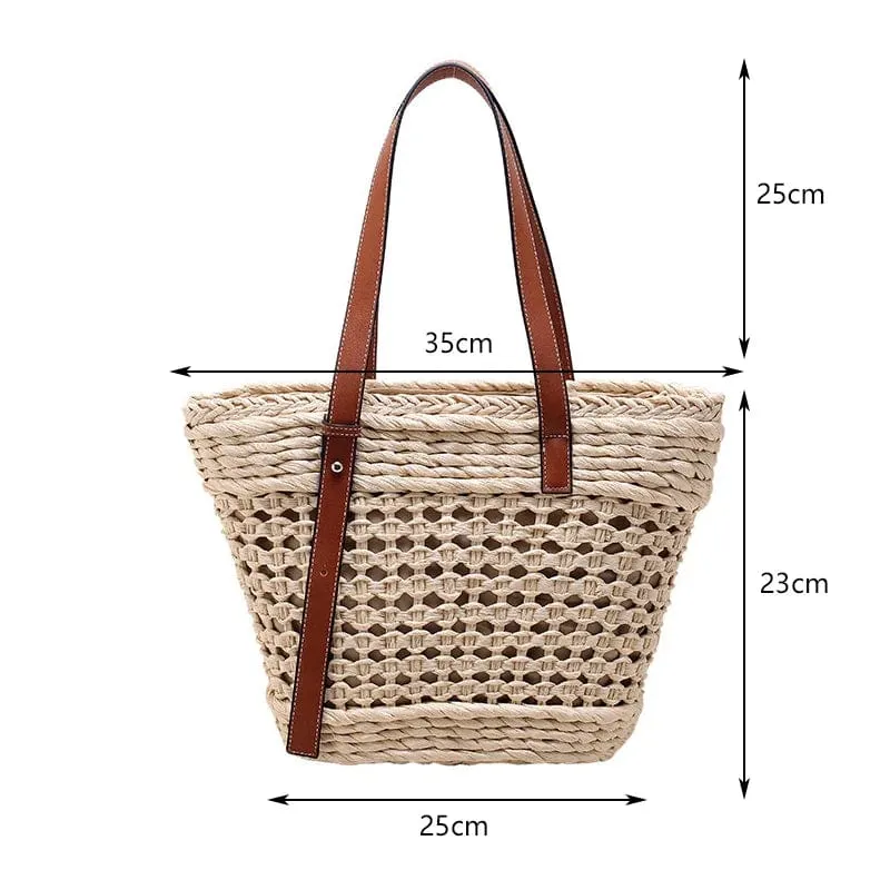 Hand Woven Straw Bags | Flavia