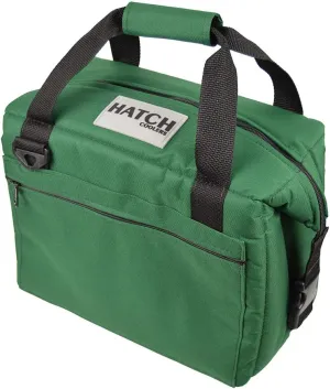 Hatch Coolers Canvas Soft Cooler with High-Density Insulation, Made in USA, 12-Can, Forest Green