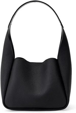 HBJWOV Leather Women's Bag Female Layer Leather Bucket Bag Vegetable Basket Underarm Bag