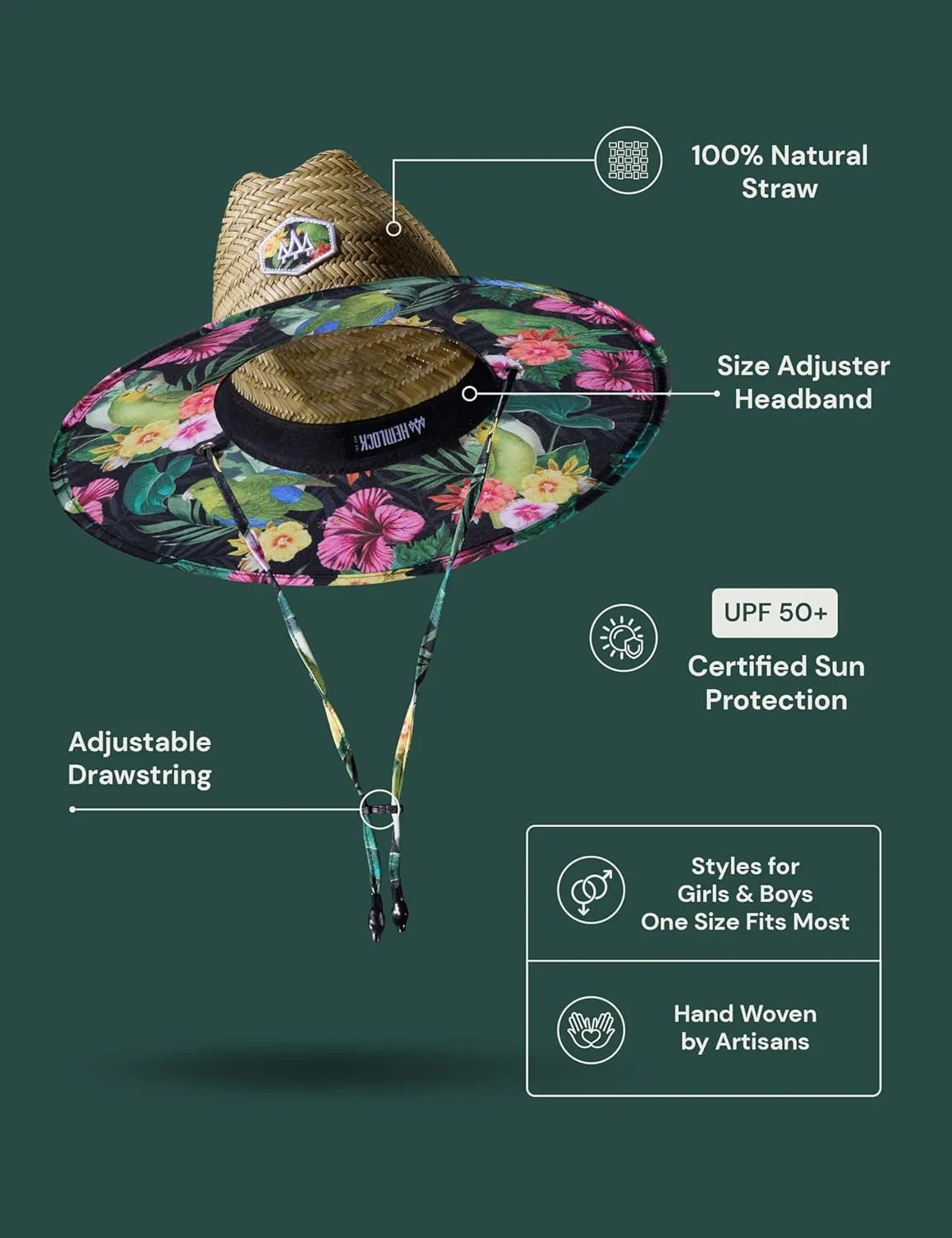 Hemlock Hat Co. - Kids Straw Hats