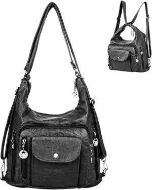 Hobo Bags for Women Large Purse and Handbags Soft PU Leather Women's Shoulder Bags with Multi Pockets Crossbody Bag