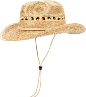 Home Prefer Mens Lifeguard Beach Straw Sun Hat Cowboy Roll Brim Panama Straw Fedora Hat for Men Women Natural