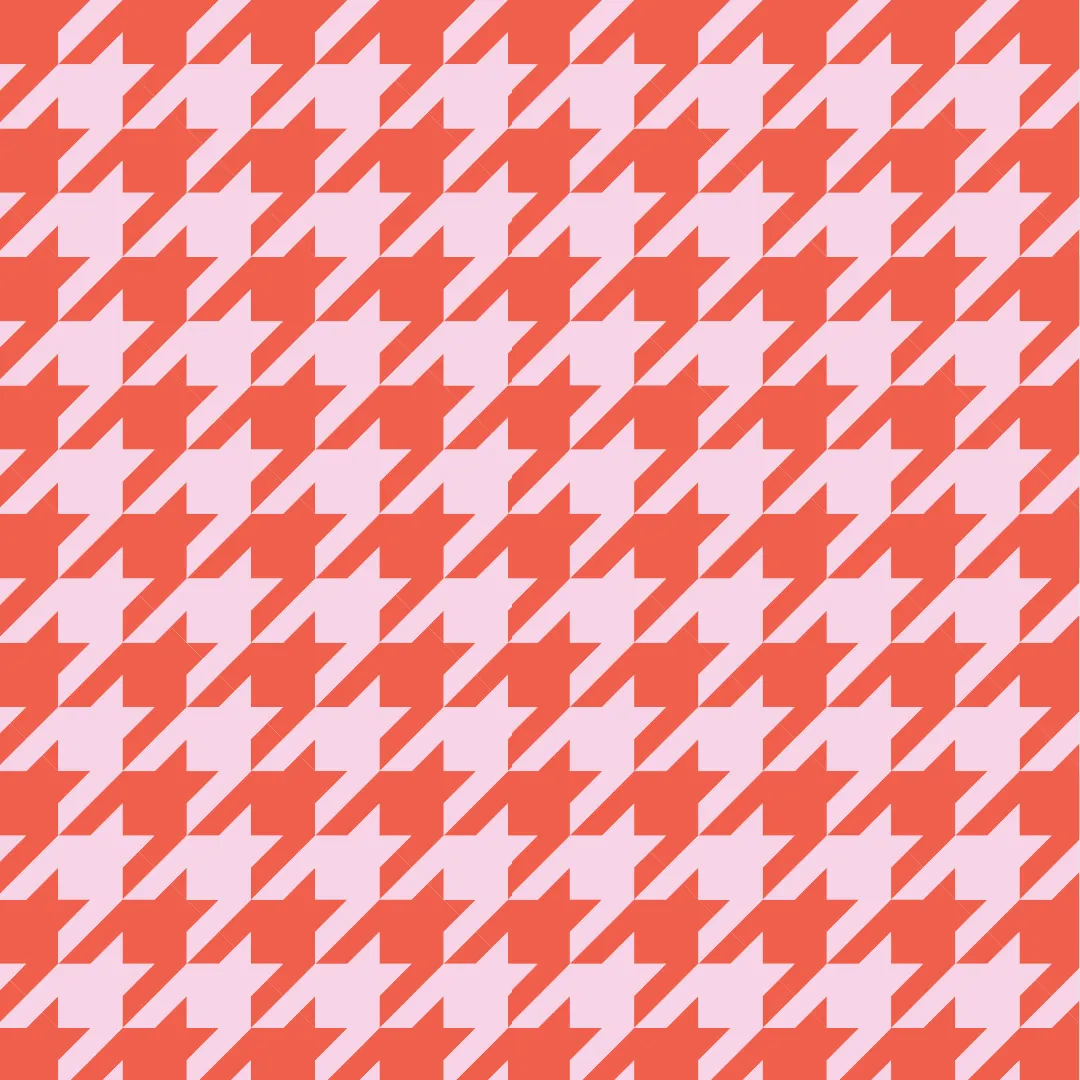 Houndstooth Oversized Tote