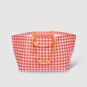 Houndstooth Oversized Tote