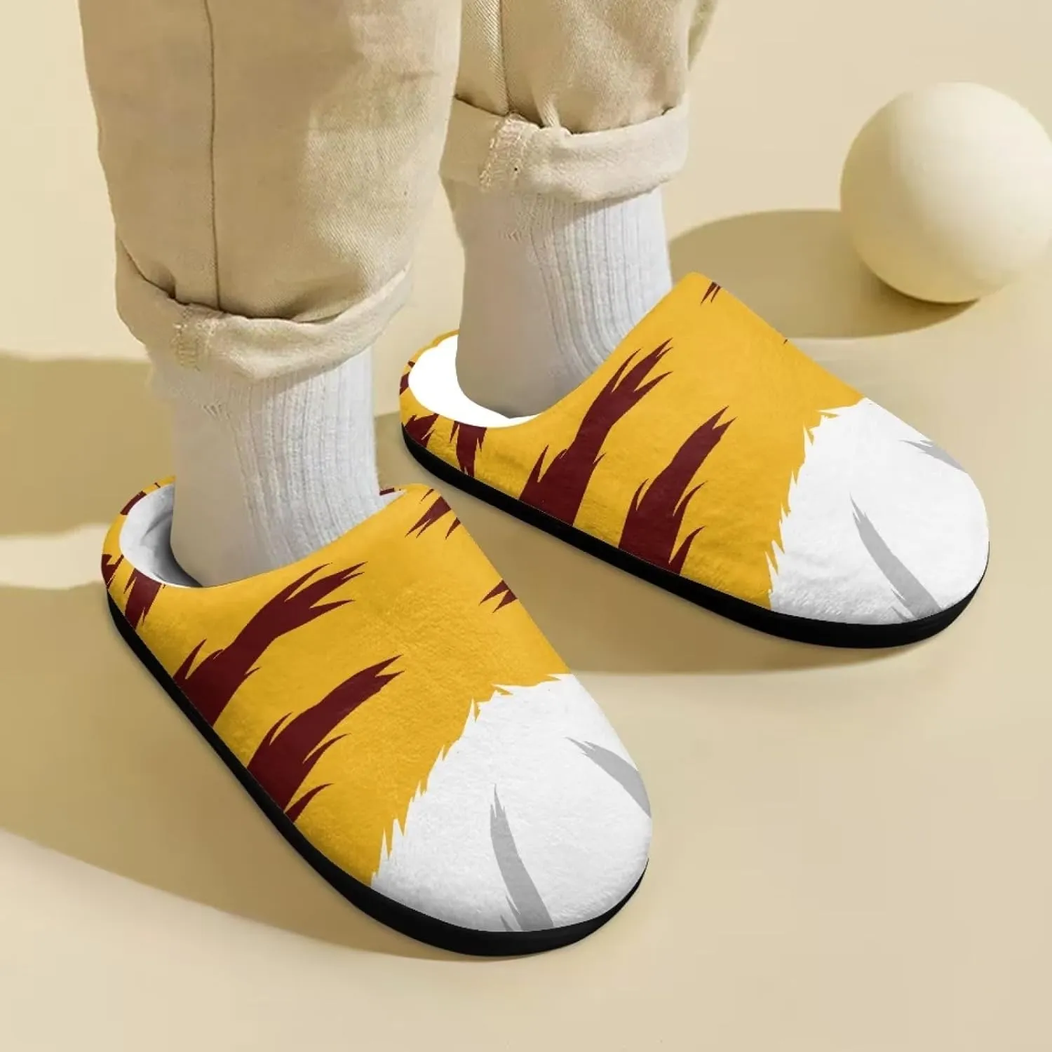House Slippers for Boys Girls, No-Slip Memory Foam Slippers Soft Rubber Sole House Shoes for Indoor Bedroom Outdoor