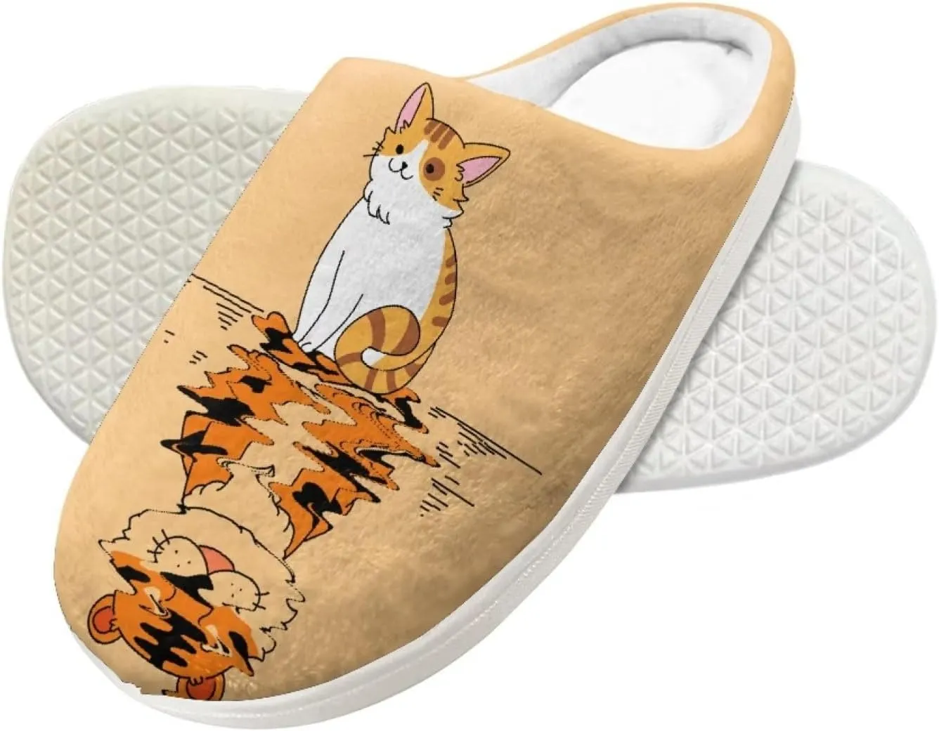 House Slippers for Boys Girls, No-Slip Memory Foam Slippers Soft Rubber Sole House Shoes for Indoor Bedroom Outdoor