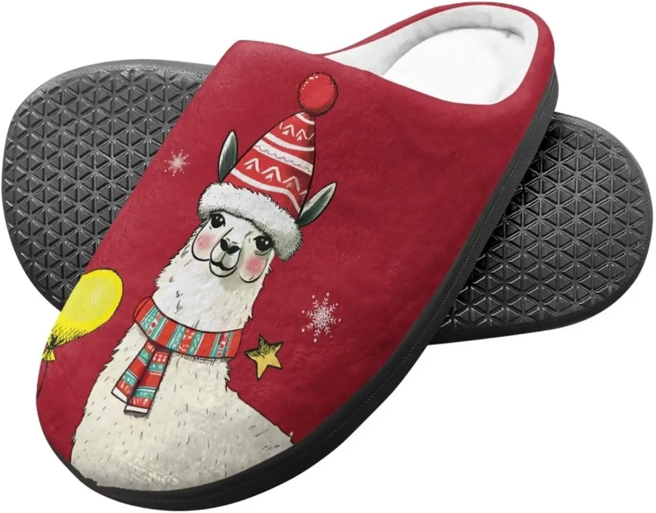 House Slippers for Boys Girls, No-Slip Memory Foam Slippers Soft Rubber Sole House Shoes for Indoor Bedroom Outdoor