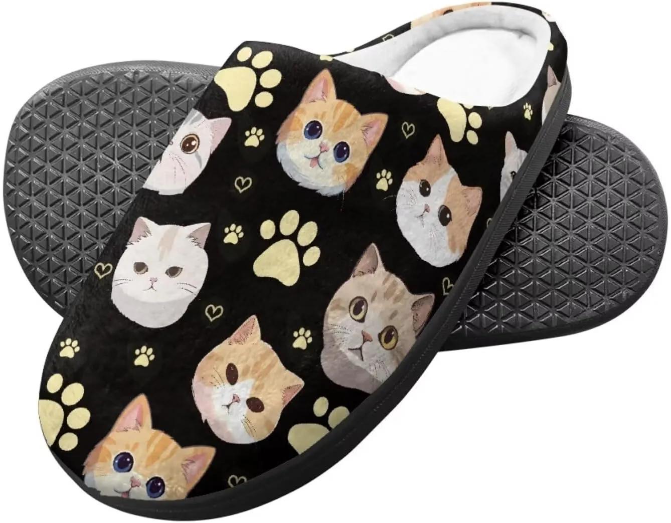 House Slippers for Boys Girls, No-Slip Memory Foam Slippers Soft Rubber Sole House Shoes for Indoor Bedroom Outdoor