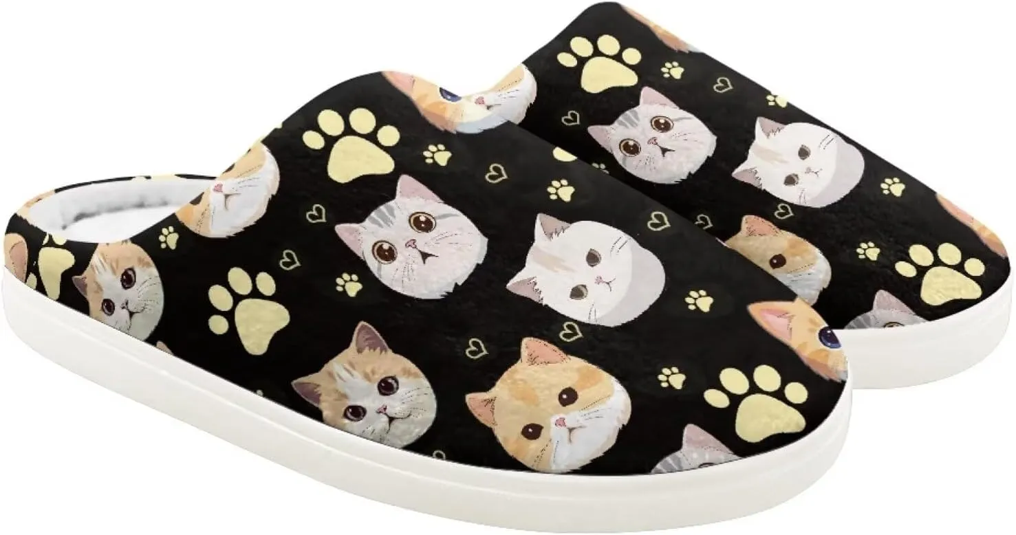House Slippers for Boys Girls, No-Slip Memory Foam Slippers Soft Rubber Sole House Shoes for Indoor Bedroom Outdoor