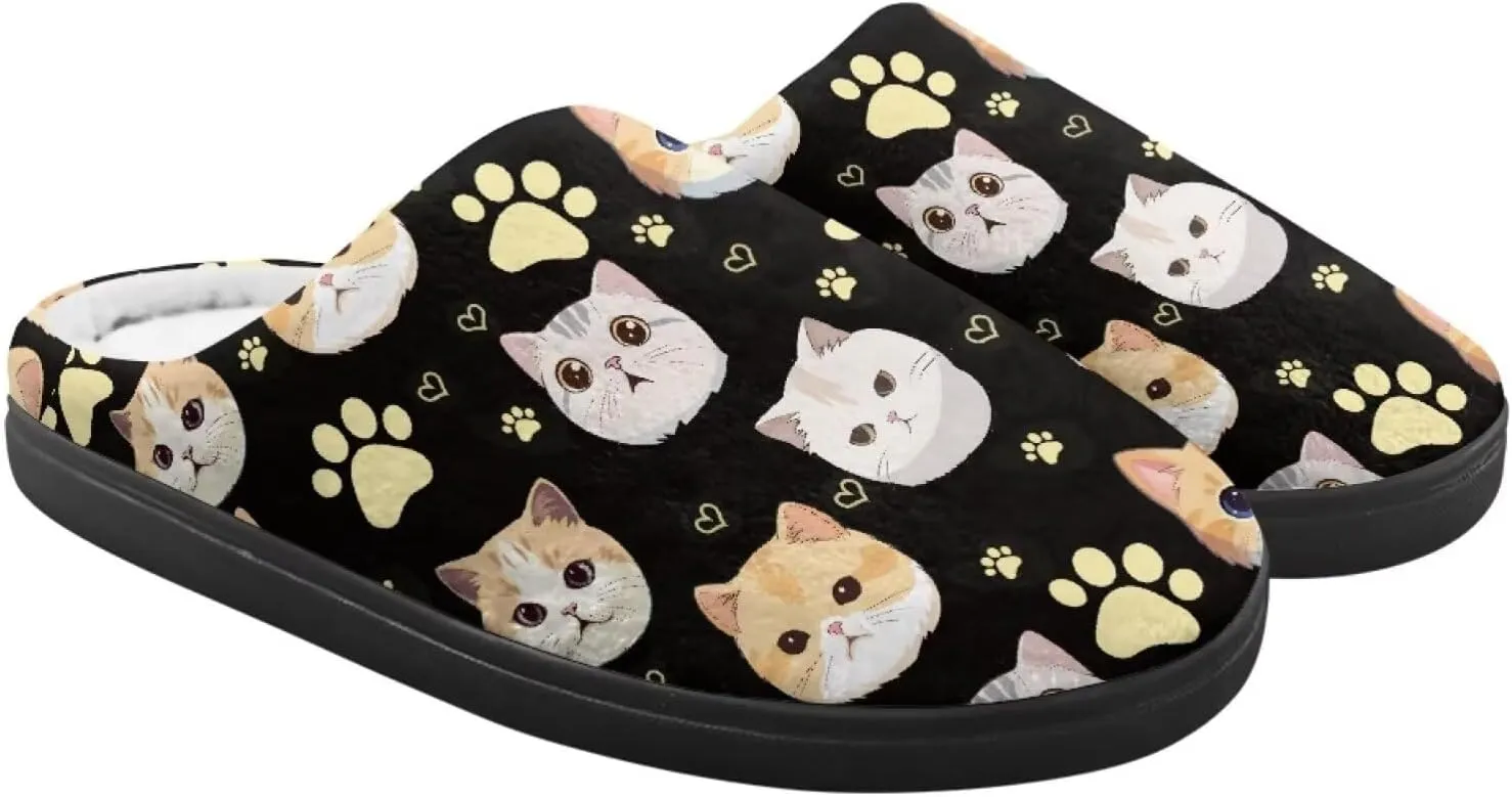 House Slippers for Boys Girls, No-Slip Memory Foam Slippers Soft Rubber Sole House Shoes for Indoor Bedroom Outdoor